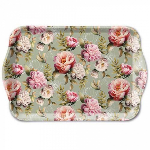 Petit plateau peonies composition green - ambiente