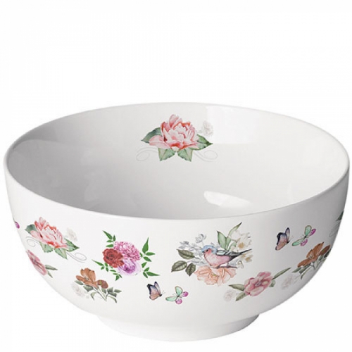 Bol roses Charlotte white - ambiente