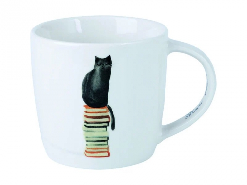 Mug chat sur livres feline - Maxwell & Williams