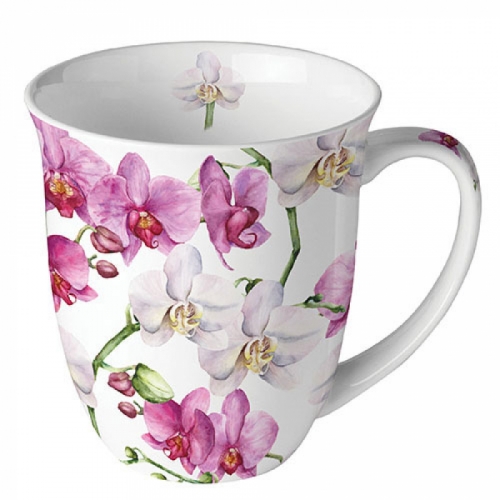 Mug elegant orchids - ambiente