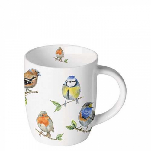 Petit mug bird species white - ambiente